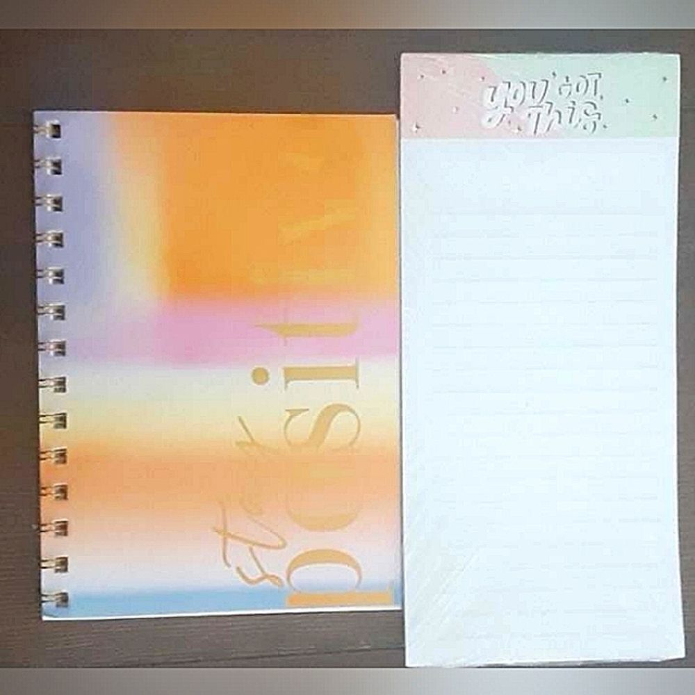 Set of 2 New Motivational Notepads